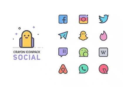 تحميل تطبيق Crayon Icon Pack مهكر Apk للاندرويد 2026 أخر إصدار مجانا تحميل تطبيق Crayon Icon Pack مهكر Apk للاندرويد 2026 أخر إصدار مجانا