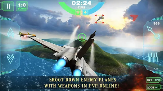 تحميل لعبة Air Combat Online مهكرة Apk للاندرويد 2026 أخر إصدار مجانا تحميل لعبة Air Combat Online مهكرة Apk للاندرويد 2026 أخر إصدار مجانا