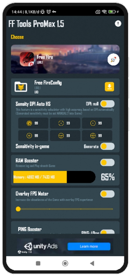 تحميل تطبيق FF Tools ProMax لتحسين أداء فري فاير للاندرويد 2026 أخر إصدار مجانا تحميل تطبيق FF Tools ProMax لتحسين أداء فري فاير للاندرويد 2026 أخر إصدار مجانا