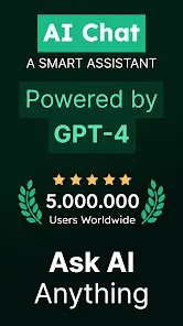 تحميل تطبيق AI Chatbot: Smart Chat مهكر Apk للاندرويد 2026 أخر إصدار مجانا تحميل تطبيق AI Chatbot: Smart Chat مهكر Apk للاندرويد 2026 أخر إصدار مجانا