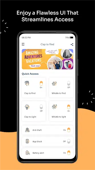 تحميل تطبيق Clap to Find مهكر Apk للاندرويد 2026 أخر إصدار مجانا Clap to Find