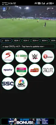 تحميل تطبيق CricFy TV مهكر Apk لمشاهدة القنوات والمباريات للاندرويد 2026 أخر إصدار مجانا تحميل تطبيق CricFy TV مهكر Apk لمشاهدة القنوات والمباريات للاندرويد 2026 أخر إصدار مجانا