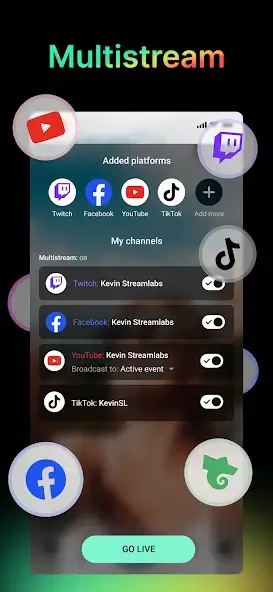 تحميل برنامج ستريم Streamlabs Live Streaming مهكر Apk للاندرويد 2026 أخر إصدار مجانا تحميل برنامج ستريم Streamlabs Live Streaming مهكر Apk للاندرويد 2026 أخر إصدار مجانا