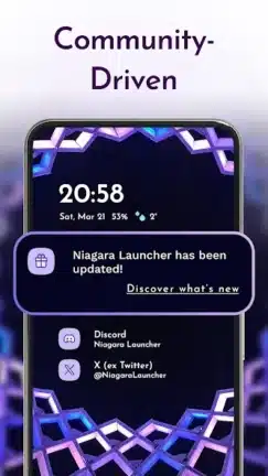 تحميل تطبيق Niagara Launcher مهكر Apk للاندرويد 2026 اخر إصدار مجانا تحميل تطبيق Niagara Launcher مهكر Apk للاندرويد 2026 اخر إصدار مجانا
