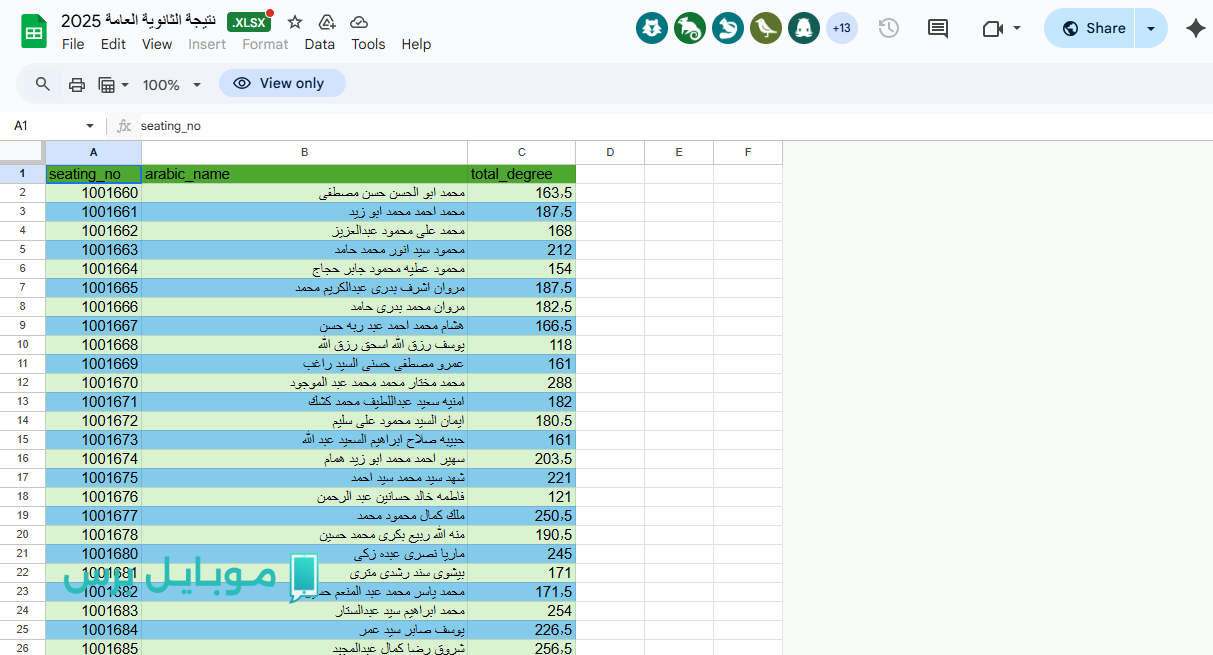 دور بالاســـم.. ملف نتيجة الثانوية العامة 2025 كل المحافظـــات pdf الان بكل سهولة مجانا