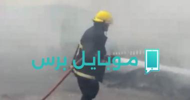 اندلاع حريق ضخم داخل مطعم في أحد نوادي العجوزة