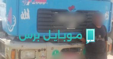 تحقيقات حول حادث إلقاء حمولة خرسانية بالطريق الدائري