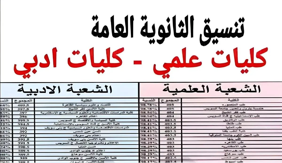 “الحـد الأدنى للقبـول” تعرف على مؤشرات تنسيق كلية الهندسة 2025 لطلاب الثانوية العامة علمي رياضة.. اضمن مستقبلك