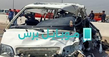 حادث انقلاب سيارة ميكروباص في الفيوم يصيب 6 أشخاص بإصابات متنوعة