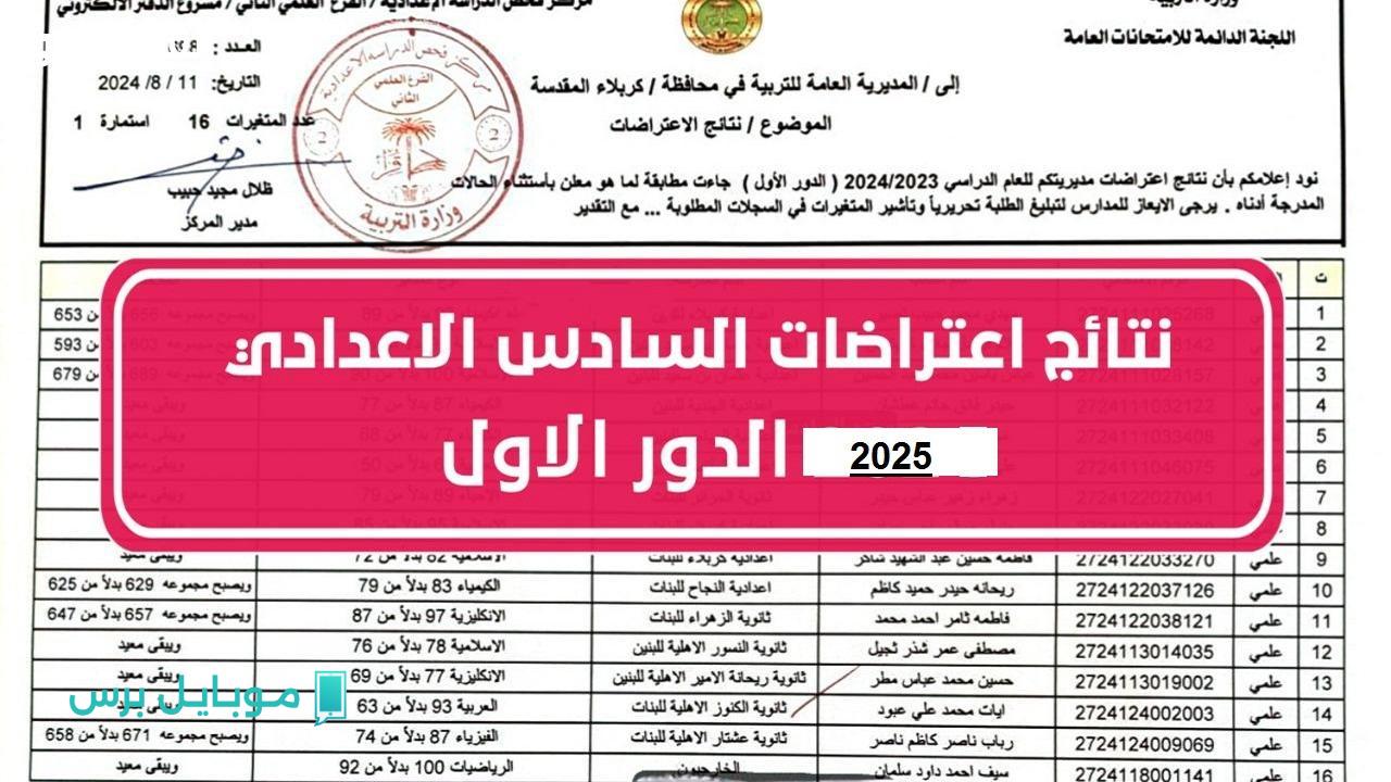 متضيعش حقك: افتح رابط تقديم اعتراضات نتائج السادس الابتدائي في العراق الآن!