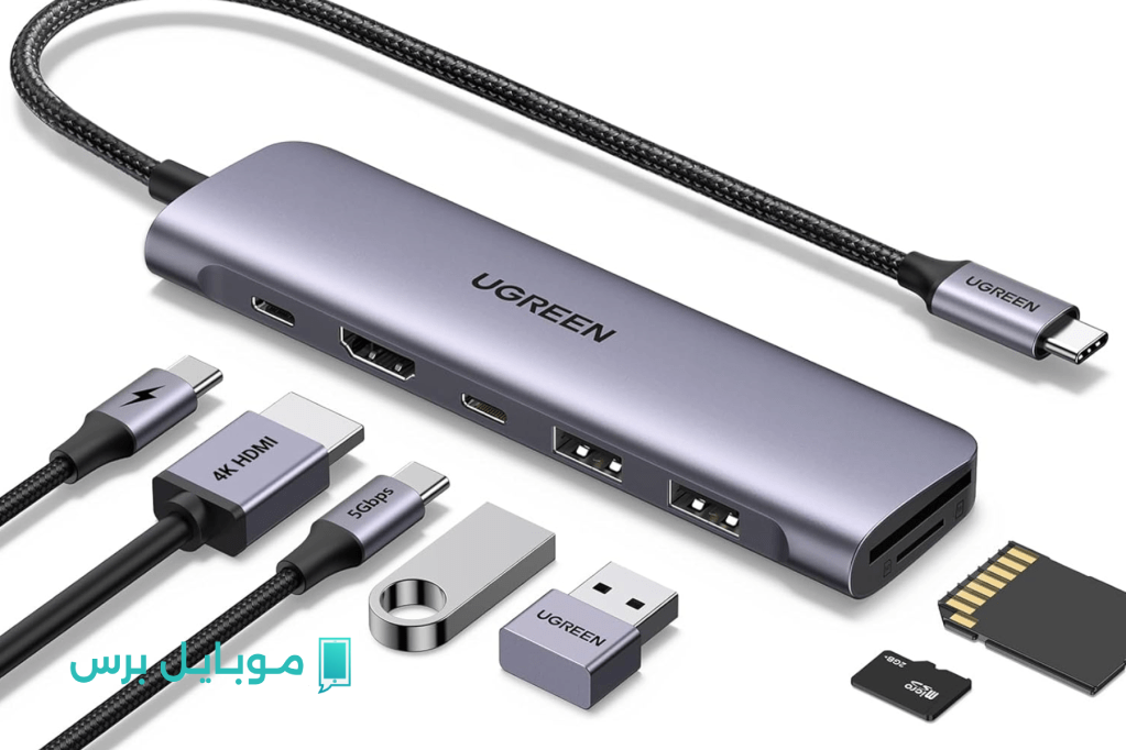 محور USB-C 7 موانئ مع HDMI بدقة 4K متوفر الآن بسعر حصري 18 دولار – الخيار المثالي لأجهزة الكمبيوتر المحمولة
