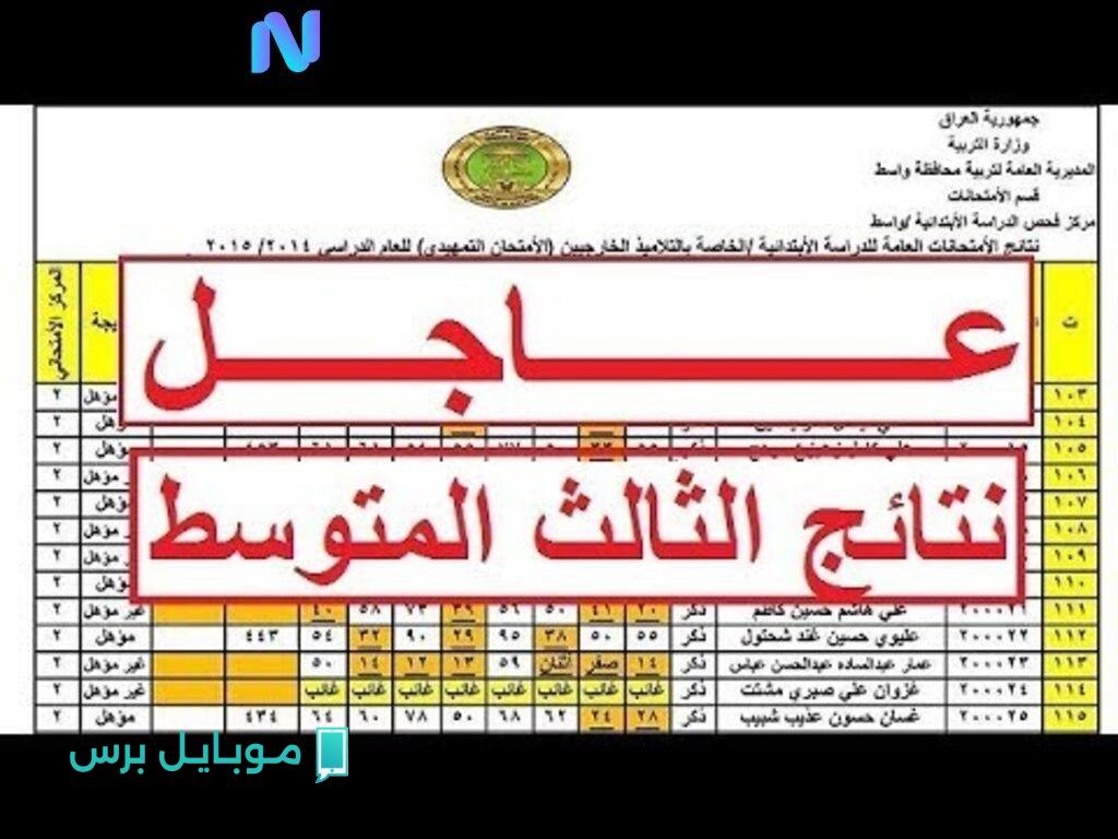 نتائج الثالث المتوسط 2025: افرح واطلع على نتيجتك الآن عبر نتائجنا وولا يهمك!