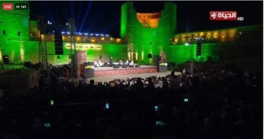 أمسية دينية ساحرة بمشاركة ياسين التهامى في مهرجان القلعة