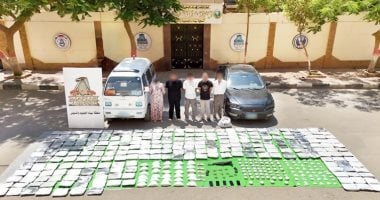 القبض على عصابة توزيع مخدرات بملايين الجنيهات في عمليات أمنية ناجحة