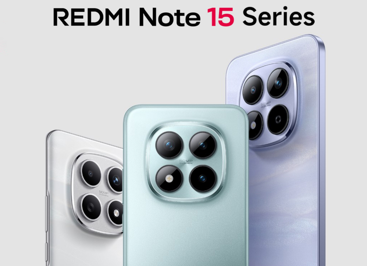 سلسلة هواتف Xiaomi Redmi Note 15 تتوفر عالميًا بأسعار منافسة بدءًا من 179 دولارًا