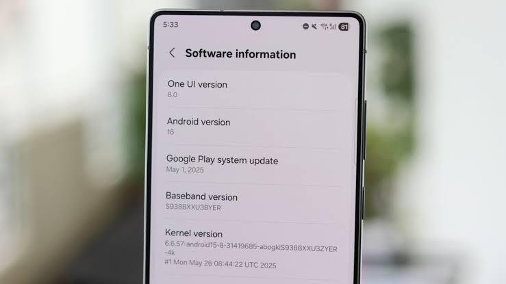 تسليط الضوء على تحديث One UI 8 التجريبي السابع لهاتف Galaxy S25 من سامسونج