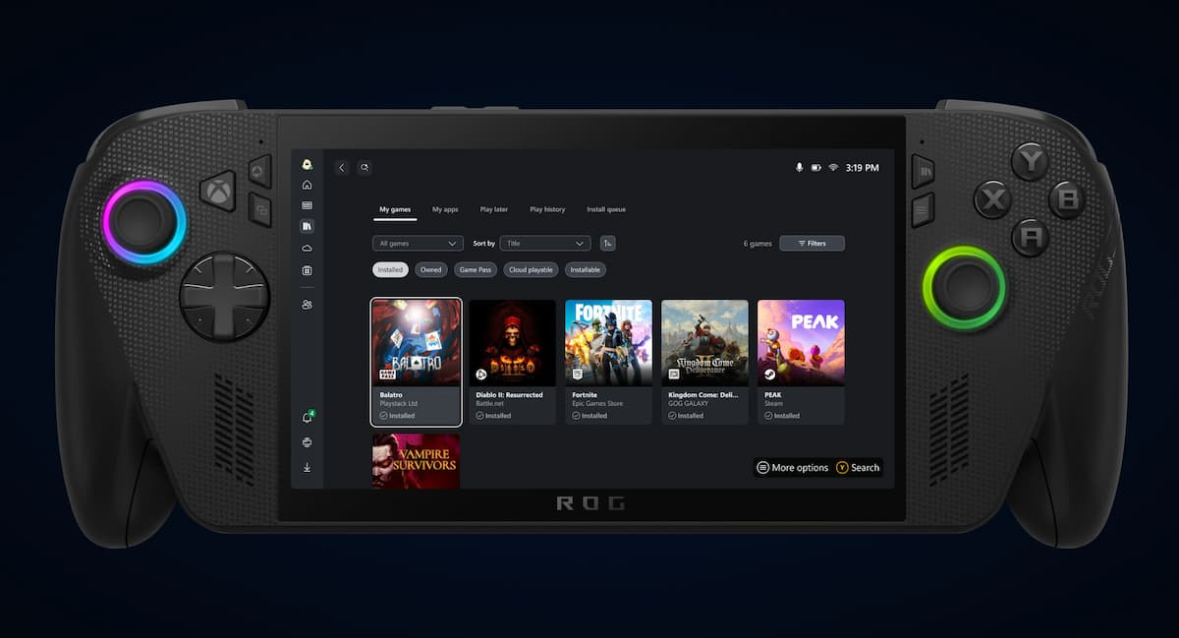 تطبيق Xbox الجديد يدمج منصات الألعاب Steam وGOG وEpic Games بشكل مبتكر