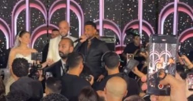أحمد سعد يتألق في حفل زفاف حاتم صلاح بحضور مميز من الأهل والأصدقاء