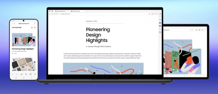 سامسونج تطلق متصفح Internet الجديد للحواسب الشخصية والهواتف الذكية