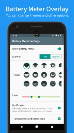 تحميل تطبيق Battery Meter Overlay مهكر Apk للاندرويد 2026 أخر إصدار مجانا تحميل تطبيق Battery Meter Overlay مهكر Apk للاندرويد 2026 أخر إصدار مجانا