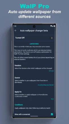 تحميل تطبيق WalP Pro مهكر Apk للاندرويد 2026 أخر إصدار مجانا تطبيق WalP Pro مهكر