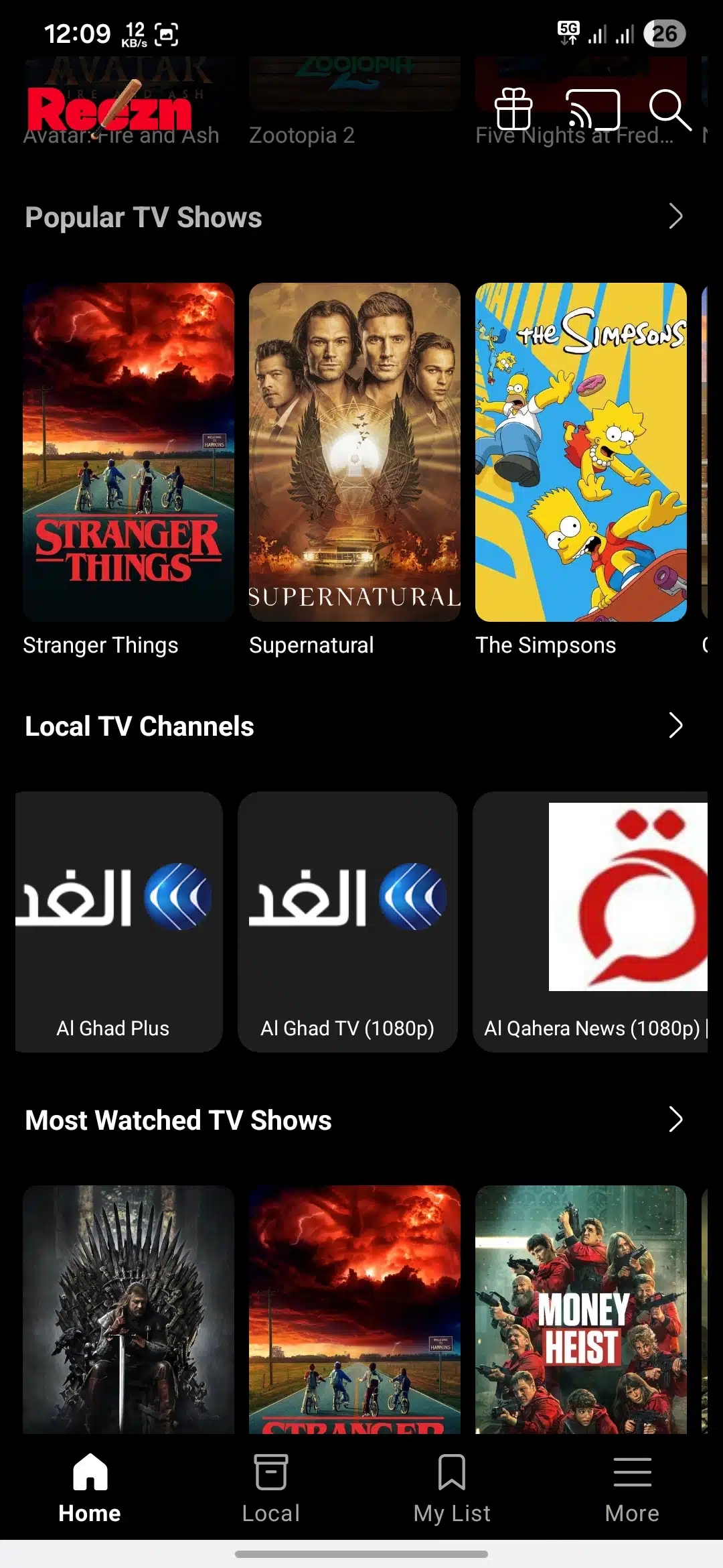 تحميل تطبيق Reezn TV v1.9.3 مهكر Apk للاندرويد 2026 أخر إصدار مجانا تحميل تطبيق Reezn TV v1.9.3 مهكر Apk للاندرويد 2026 أخر إصدار مجانا