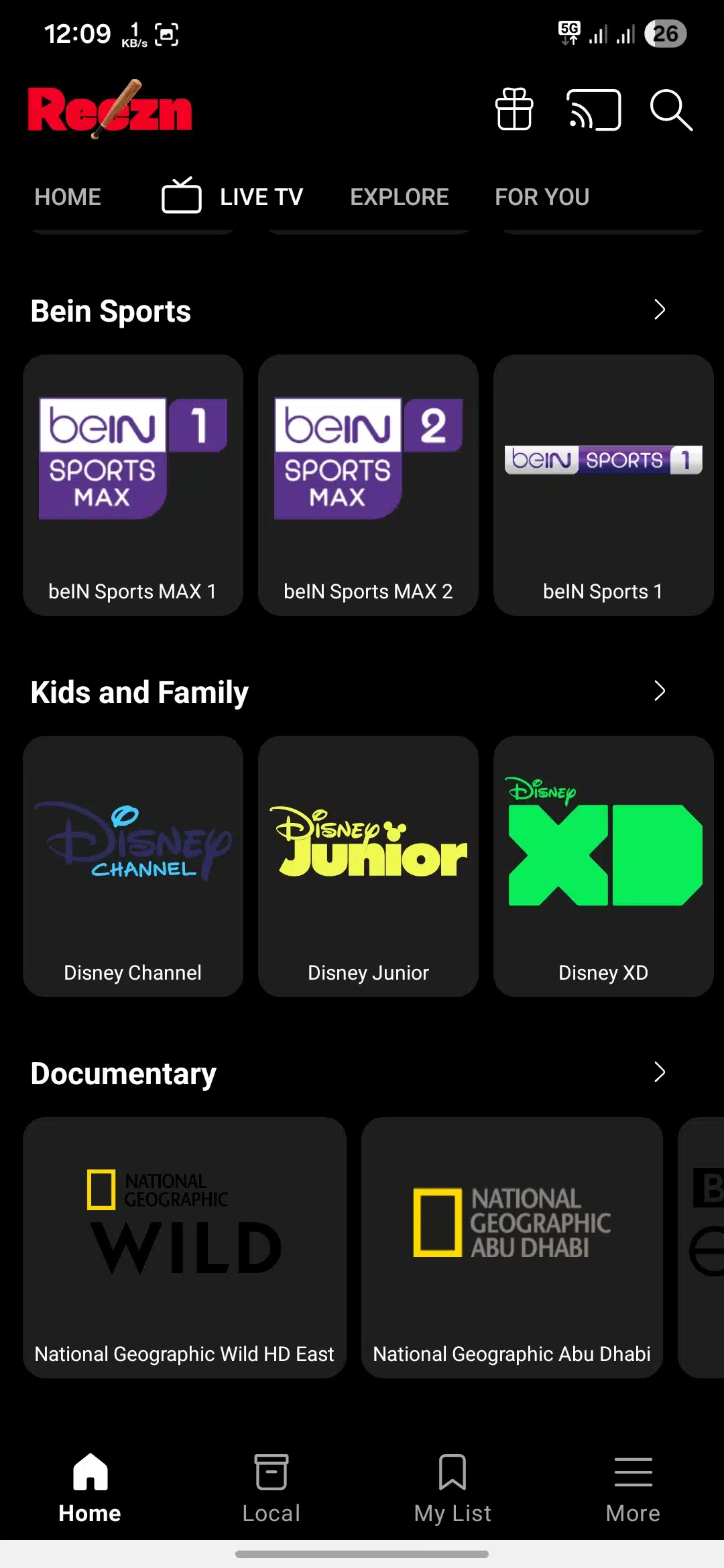 تحميل تطبيق Reezn TV v1.9.3 مهكر Apk للاندرويد 2026 أخر إصدار مجانا تحميل تطبيق Reezn TV v1.9.3 مهكر Apk للاندرويد 2026 أخر إصدار مجانا