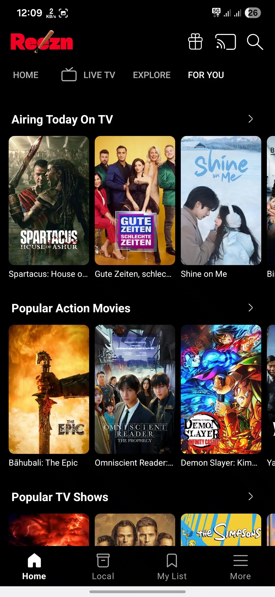تحميل تطبيق Reezn TV v1.9.3 مهكر Apk للاندرويد 2026 أخر إصدار مجانا تحميل تطبيق Reezn TV v1.9.3 مهكر Apk للاندرويد 2026 أخر إصدار مجانا