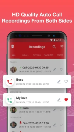 تحميل تطبيق Call Recorder Auto Recording مهكر Apk للاندرويد 2026 أخر إصدار مجانا تطبيق Call Recorder مهكر