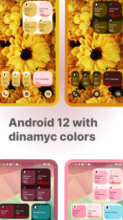 تحميل تطبيق Battery Widget مهكر Apk للاندرويد 2026 أخر إصدار مجانا تطبيق Battery Widget مهكر